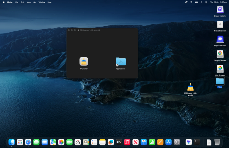 RPCleaner DMG installer